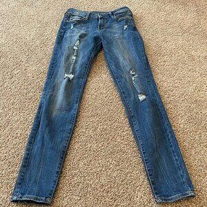 Old Navy Women's Medium Wash Mid-Rise Slim Fit Jeans